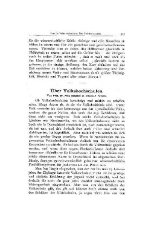 Über Volkshochschulen