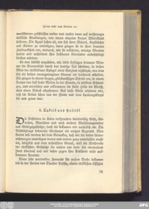 6. Taktik und Politik