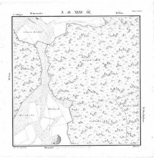 Kartenblatt SO XXXV 64 Stand 1826