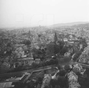 Altstadt von Quedlinburg : Blick von der Donndorfstraße Richtung Süden