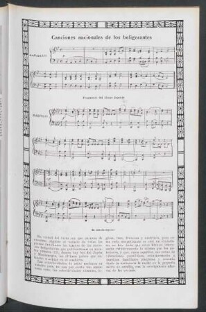 Fragmento del himno japonés - [Partitura]