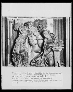 Relief: Verkündigungsszene