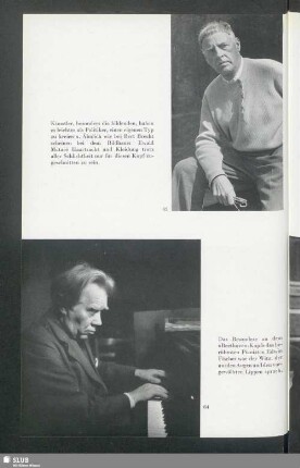 berühmter Pianist Edwin Fischer
