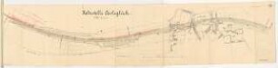 Überholgleis Monatskonkurrenz November 1913: Lageplan 1:1000; Maßstabsleiste