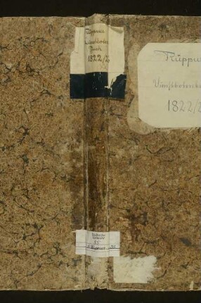 Dienstbotenbuch (Verzeichnis über Dienstboten und Handwerksburschen)