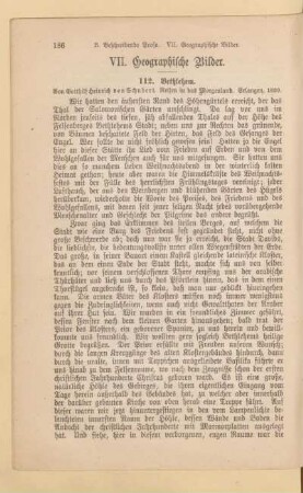 VII. Geographische Bilder