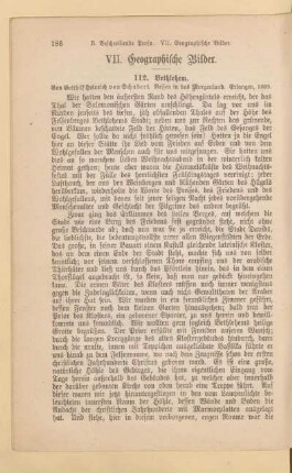 VII. Geographische Bilder