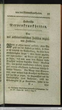 Hysterische Nervenkrankheiten