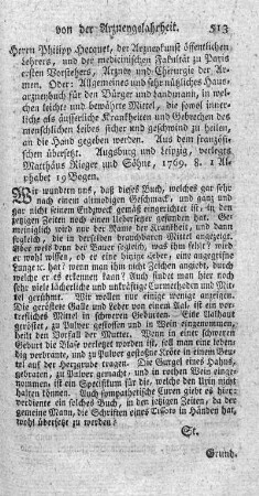Arzney und Chirurgie der Armen.