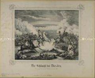 Schlacht bei Dresden - Sturm auf den Großen Garten am 26. August 1813