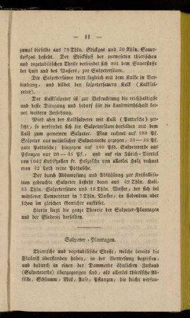 Salpeter-Plantagen