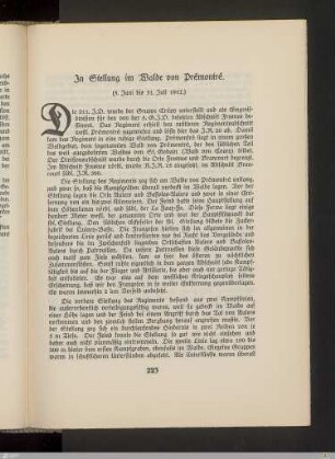 In Stellung im Walde von Prémontré