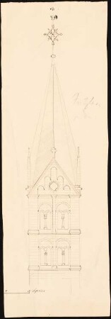 Turmhelm am Dom, Fritzlar: Ansicht