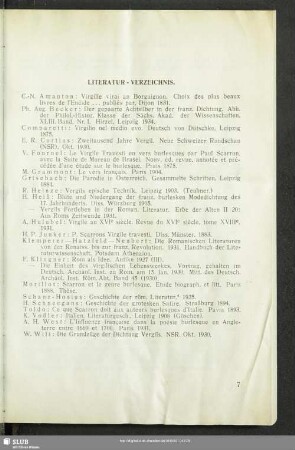 Literatur-Verzeichnis