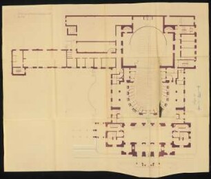 Schauspielhaus, Frankfurt/Main: Grundriss 1:100