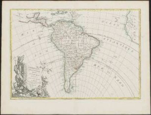 L'Amerique Meridionale divisée en ses principaux Etats : Avec Priv. du Roy