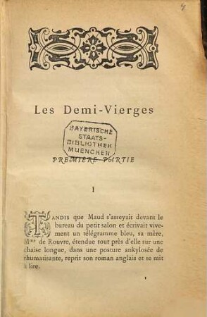 Les Demi-Vierges