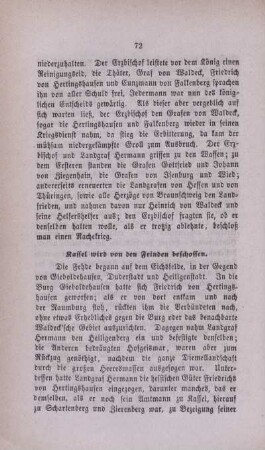 Kassel wird von den Feinden beschossen.