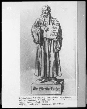 Wittenberg Lutherstadt, Luther-Denkmal von Schadow
