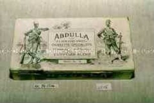 Blechdose für 50 Stück Zigaretten "ABDULLA" EGYPTIAN BLEND BRAND No. 16