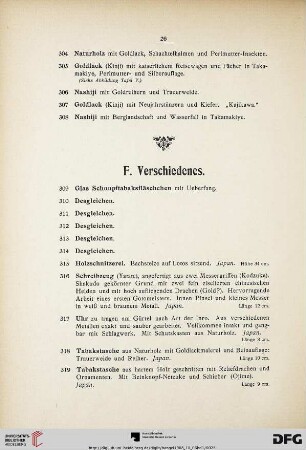 Verschiedenes (309-325)