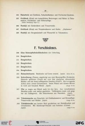 Verschiedenes (309-325)