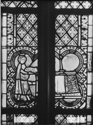 Burg Hohenzollern Michaelskapelle Fenster Glasmalerei (13. Jahrhundert)