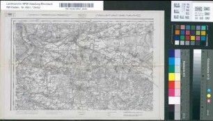 Karte von Frankreich 1:80.000. Gruppe II: Sens 81 A. [Kartographische Abtheilung der Königl. Preuss. Landes-Aufnahme]
