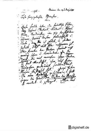 64: Brief von Caroline Herder an Sophie Dorothea Gleim : Carolina (genannt Caroline) Maria Herder