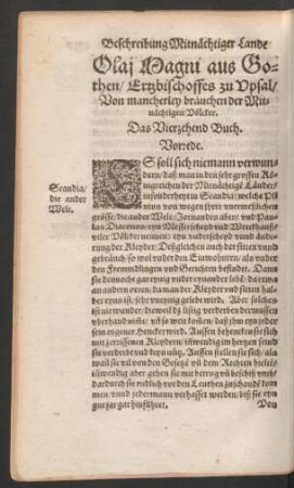 Olai Magni ... Von mancherley bräuchen der Mitnächtigen Völcker. Das Vierzehend Buch.