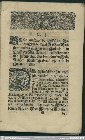 Leichenpredigt : [Antritt]. Aufgegebener Leichen-Text. Abhandlung