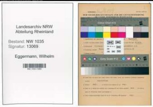 Entnazifizierung Wilhelm Eggermann , geb. 14.01.1889 (Buerobeamter)