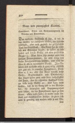 Neun und zwanzigstes Kapitel.