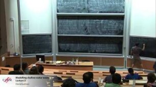 Modelling shallow water waves - Lecture 2