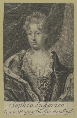 Bildnis des Sophia Ludovica Regina Prussiae