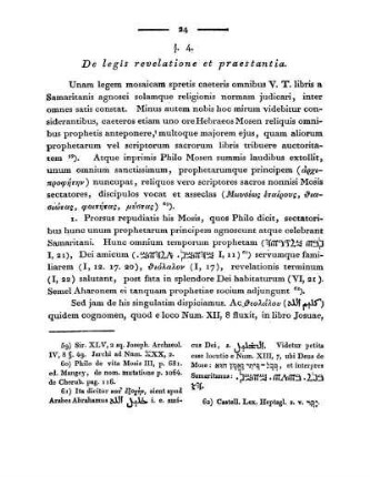 §. 4. De legis revelatione et praestantia.