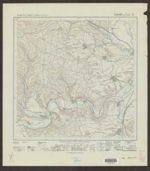 25 Steinach a. d. Saale ; Topographische Karte von Bayern 1:25.000 [Positionsblätter]