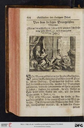Von dem heiligen Evangelisten Marcus