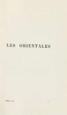 Les orientales