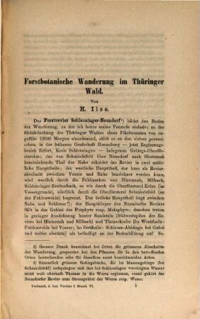 Verhandlungen des Botanischen Vereins für die Provinz Brandenburg und die Angrenzenden Länder. 6. 1864