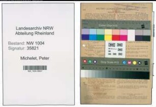 Entnazifizierung Peter Michelet , geb. 01.01.1889 (Arbeiter)