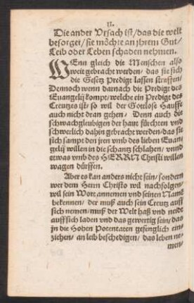 II. Die ander Ursach ist ...
