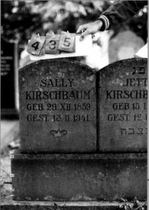 Grabstein 433-435: Grabstein 435