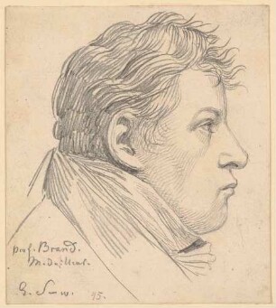 Bildnis Brandt, Henri-François (1789-1845), Medailleur, Professor