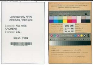 Entnazifizierung Peter Braun , geb. 22.07.1920 (Steiger)