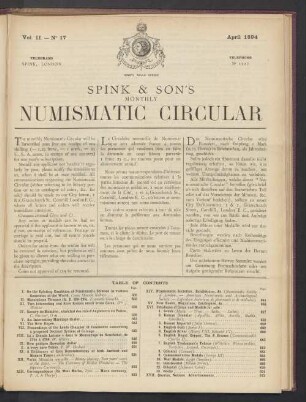 N° 17. April 1894