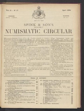 N° 17. April 1894