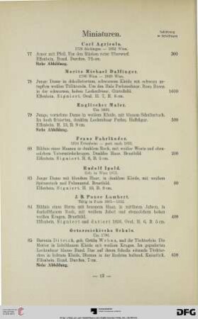 Miniaturen (Nr. 77-95)
