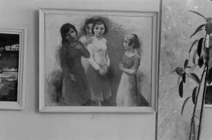 Ausstellung von Werken des aus Paris zurückgekehrten Malers Max Lingner : Gemälde "Arbeitslos"