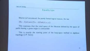 Logic and topology